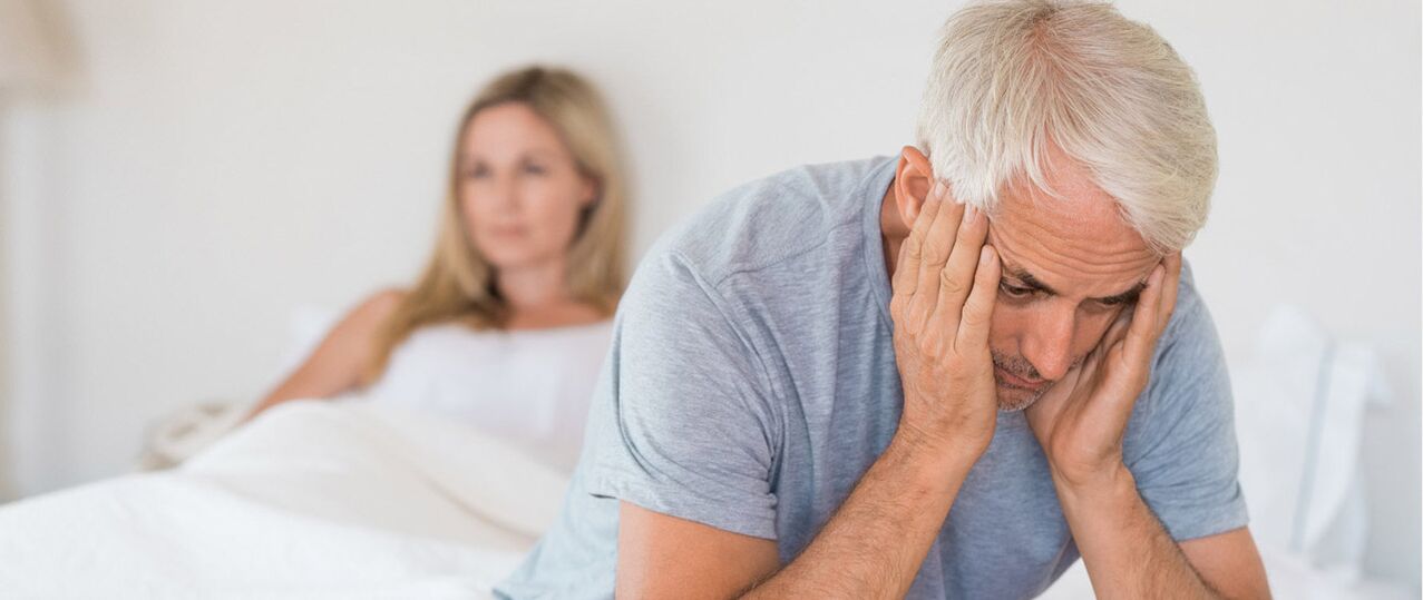 Disfungsi Erectile dina lalaki saatos 60 taun